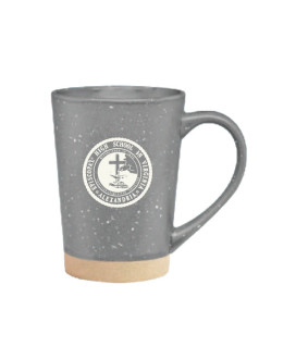 Coffee Mug 16oz etched gray