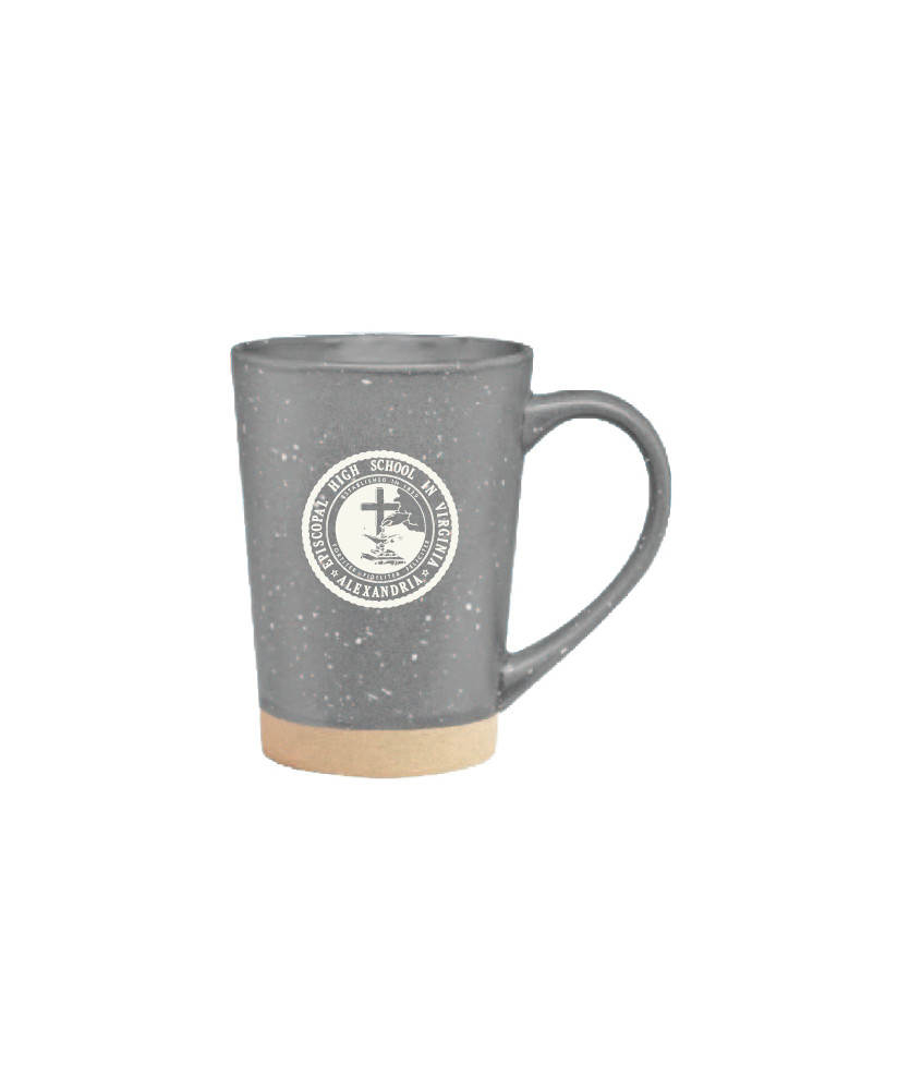 Coffee Mug 16oz etched gray