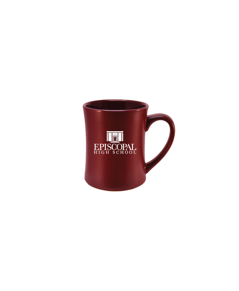 Coffee Mug 16oz maroon etched