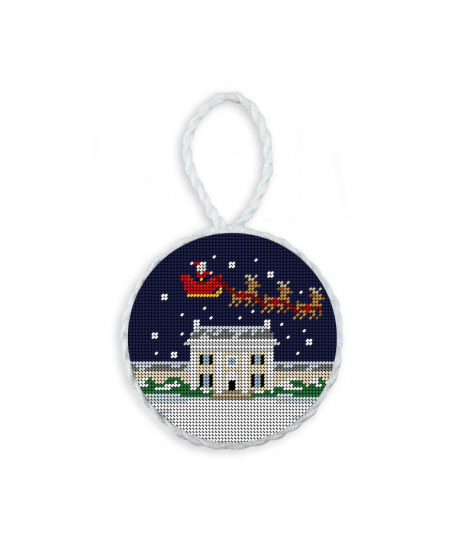 SB  Santa's Sleigh Ornament