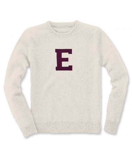 Crewneck Letter Sweater