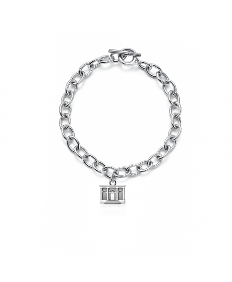 Link Bracelet with Hoxton Charm