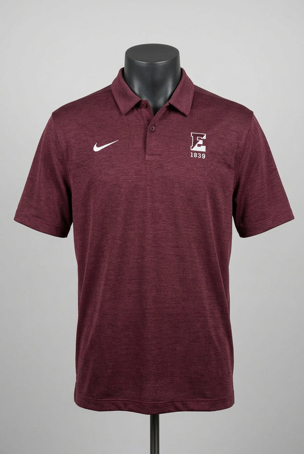 Nike Maroon Heather Polo