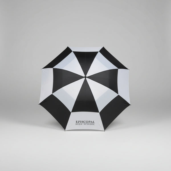 Umbrella Checkerboard black with Episcopal over High School