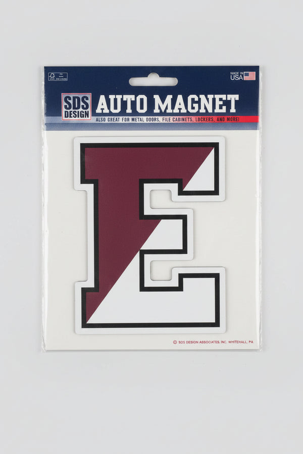 6" Split E Car Magnet