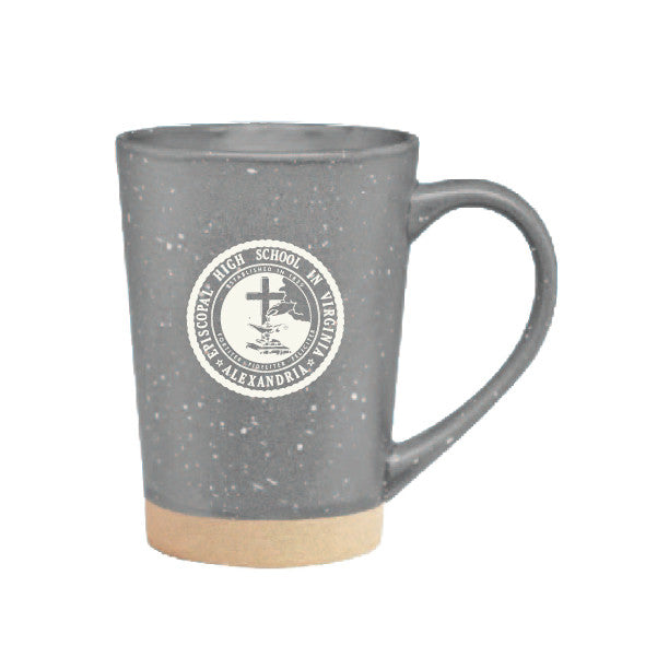 Coffee Mug 16oz etched gray