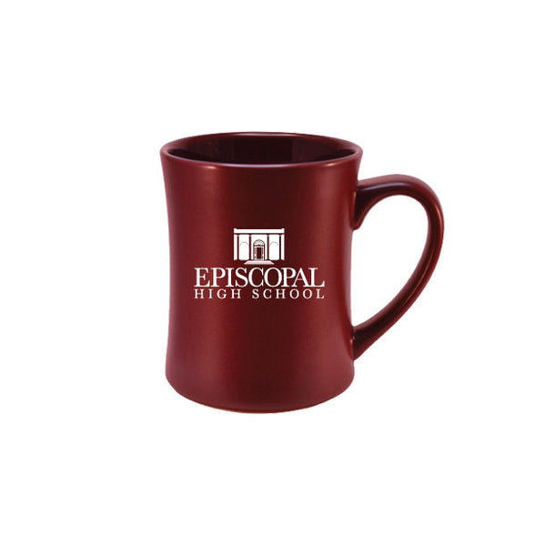 Coffee Mug 16oz maroon etched