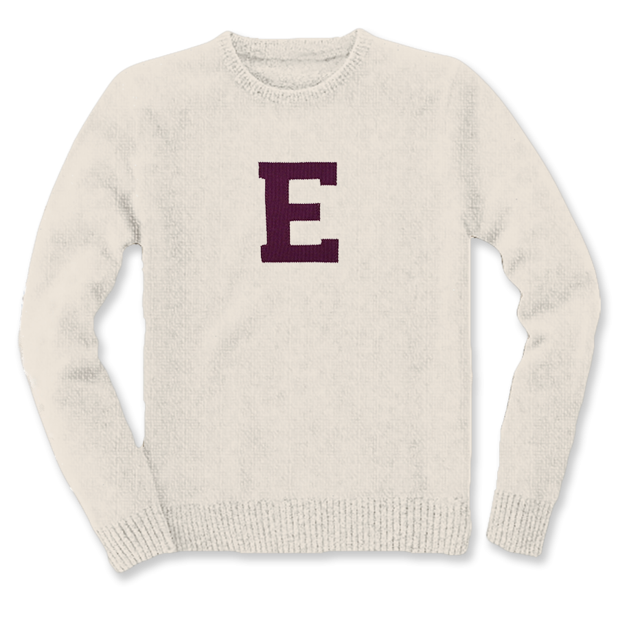 Crewneck Letter Sweater