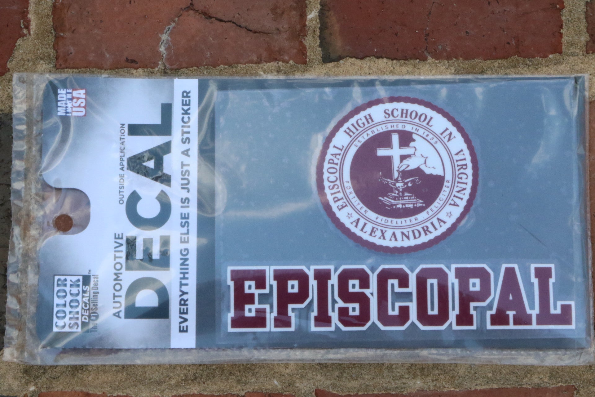 Decal Seal over Episcopal