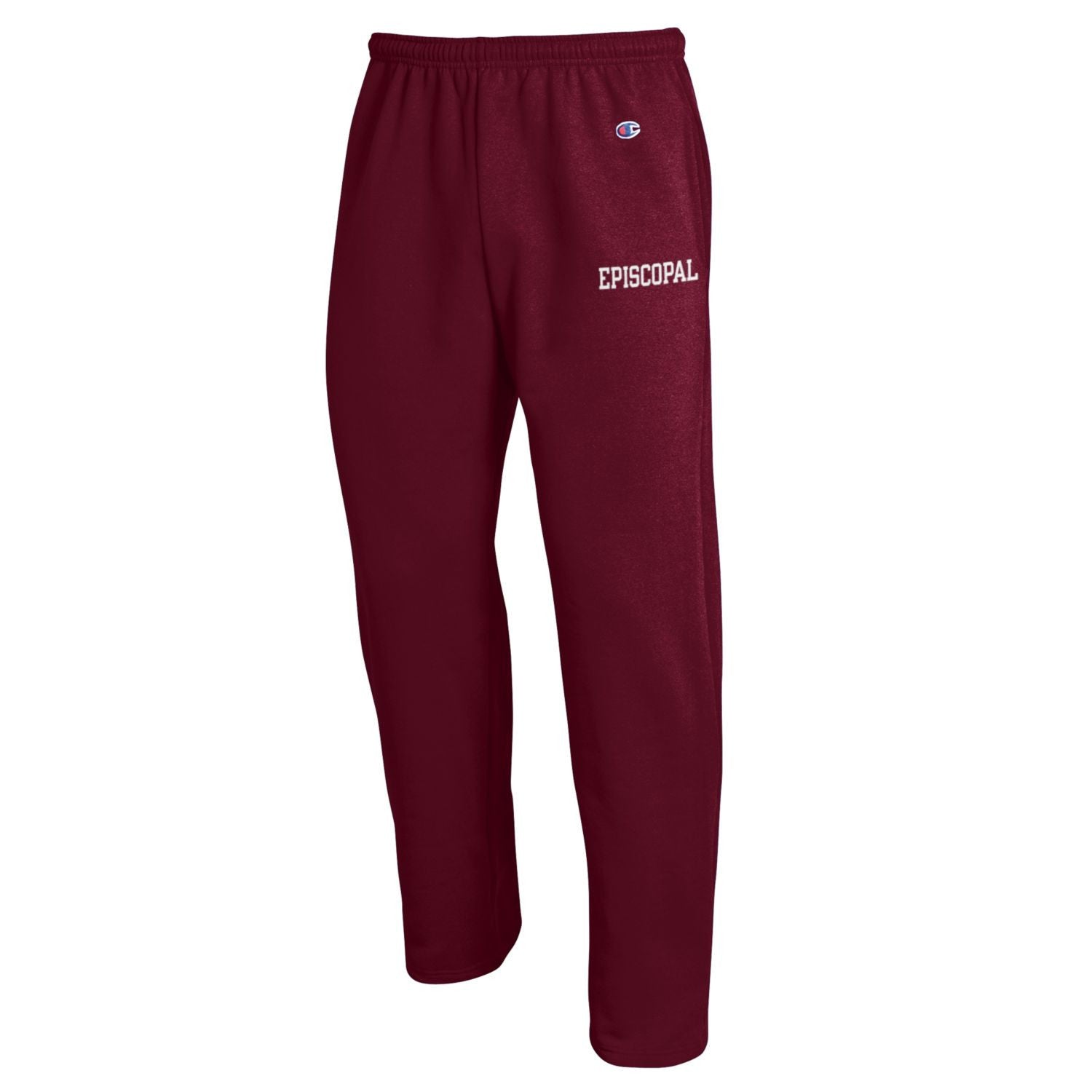 Champion Maroon Open Bottom Sweatpants