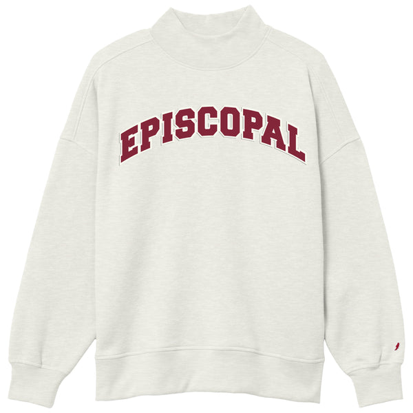 League Athletics Ladies Mock Neck Sweatshirt